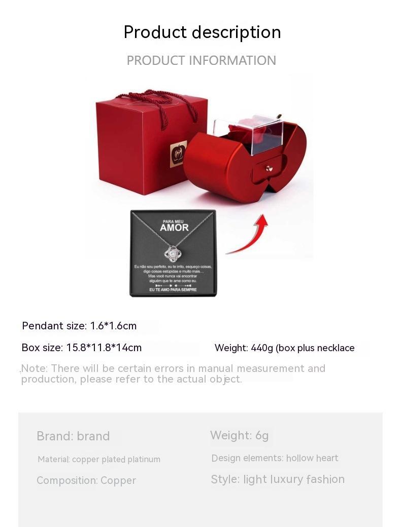 Fashion Jewelry Box Red